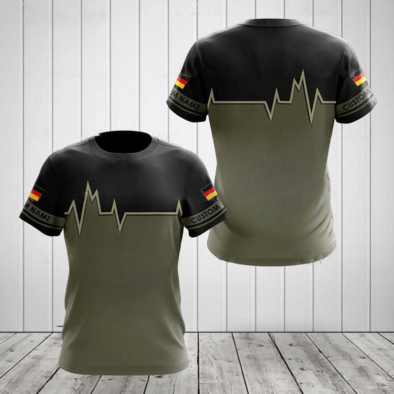 Bold Graphic Print Men's T-Shirt