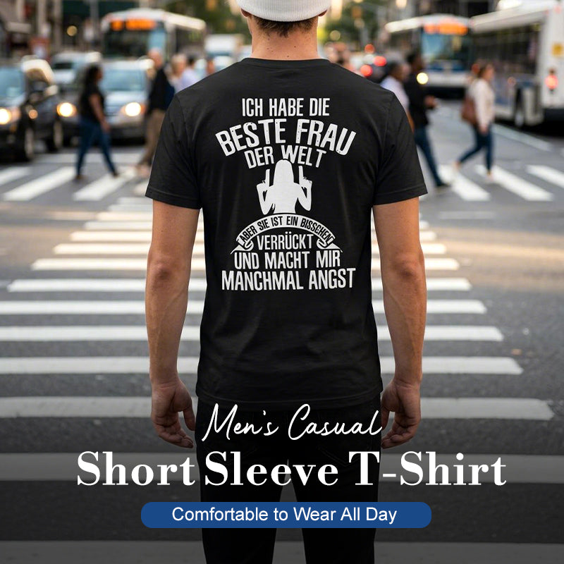 👕 Herren-Kurzarm-T-Shirt – bequem, atmungsaktiv & vielseitig für Alltag, Freizeit & warme Tage ☀️