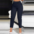 ⏰ 50 % RABATT – Nur für kurze Zeit 👖 Damen 7/8 Stoffhose ✨ Hohe Taille, Schmale Passform & Zeitloser Eleganter Stil