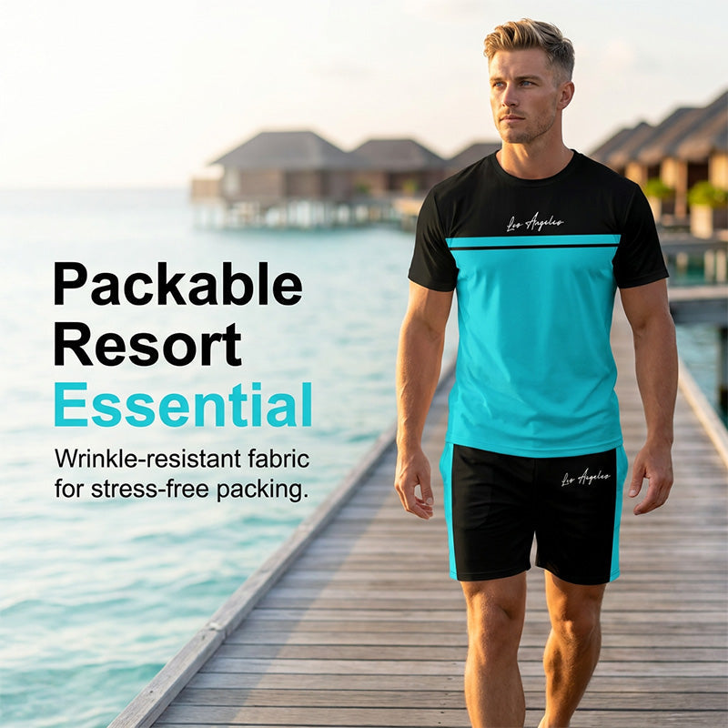 🏃‍♂️ 2-teiliges Activewear-Set für Herren – atmungsaktiv, elastisch & vielseitig für Training, Laufen & Freizeit 💪