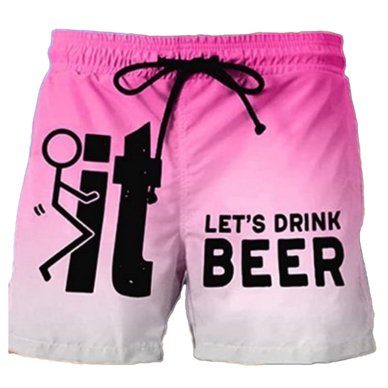 🩳 Herren-Casual-Shorts mit 3D-Grafik-Print – leicht, atmungsaktiv & vielseitig für Sommer, Freizeit & Sport ☀️