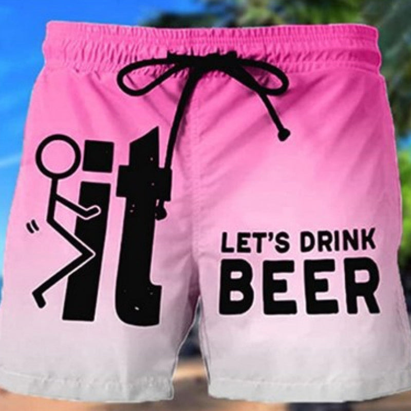 🩳 Herren-Casual-Shorts mit 3D-Grafik-Print – leicht, atmungsaktiv & vielseitig für Sommer, Freizeit & Sport ☀️