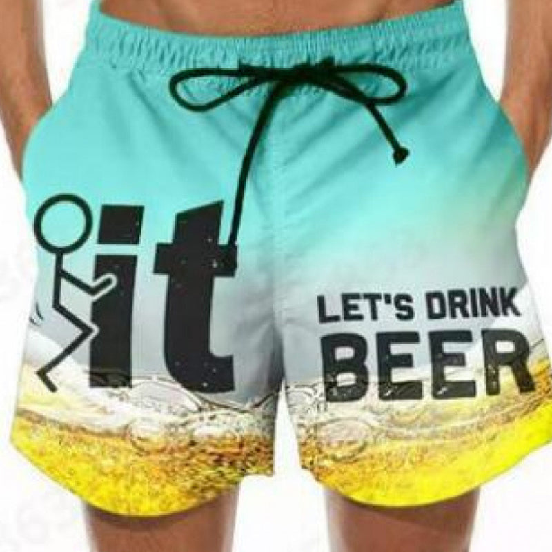 🩳 Herren-Casual-Shorts mit 3D-Grafik-Print – leicht, atmungsaktiv & vielseitig für Sommer, Freizeit & Sport ☀️