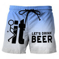 🩳 Herren-Casual-Shorts mit 3D-Grafik-Print – leicht, atmungsaktiv & vielseitig für Sommer, Freizeit & Sport ☀️