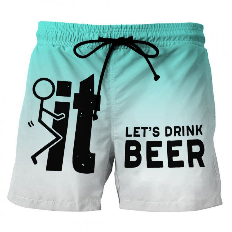 🩳 Herren-Casual-Shorts mit 3D-Grafik-Print – leicht, atmungsaktiv & vielseitig für Sommer, Freizeit & Sport ☀️