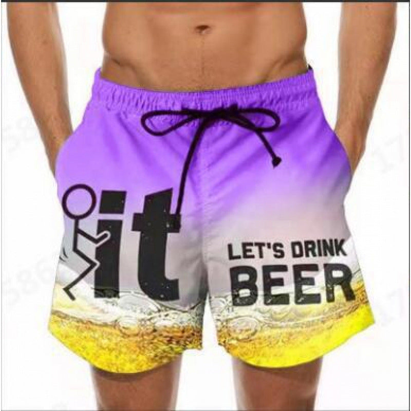 🩳 Herren-Casual-Shorts mit 3D-Grafik-Print – leicht, atmungsaktiv & vielseitig für Sommer, Freizeit & Sport ☀️