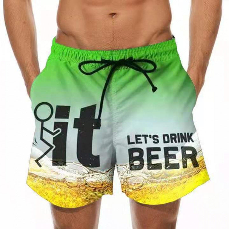 🩳 Herren-Casual-Shorts mit 3D-Grafik-Print – leicht, atmungsaktiv & vielseitig für Sommer, Freizeit & Sport ☀️