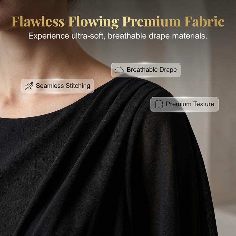 👗 Sanftes Cape-Kleid mit durchsichtigem Netz-Overlay – tailliert, figurbetont & mit schmaler Fischschwanz-Silhouette, elegant & verführerisch 🌸✨