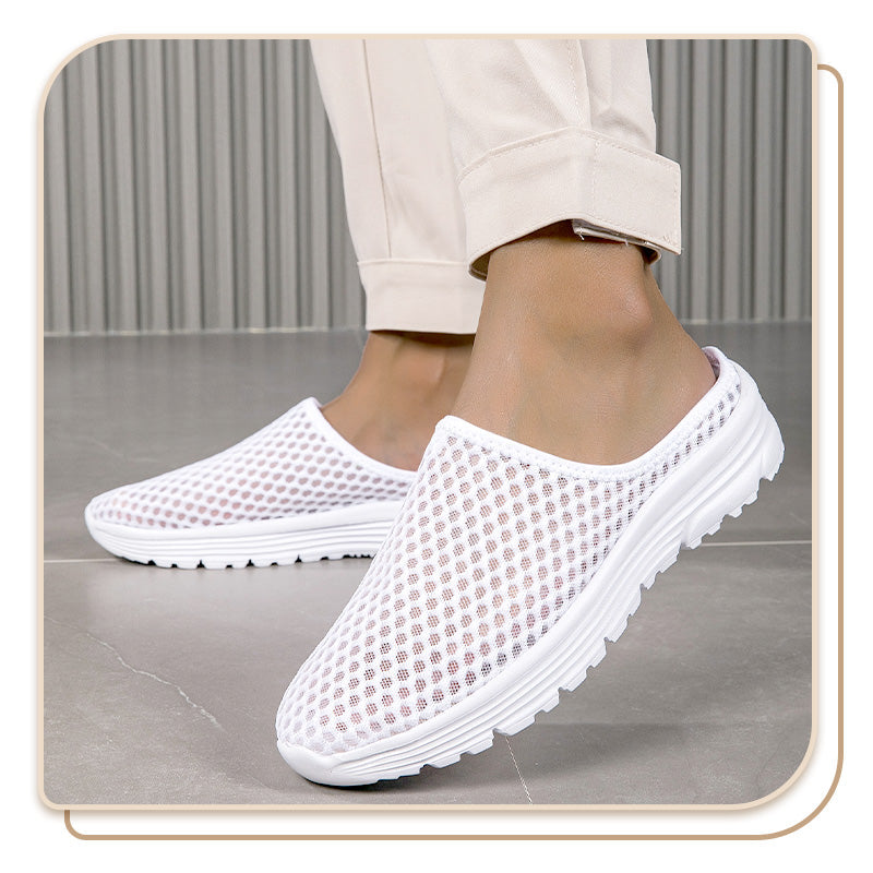 🏃‍♀️ Es wird im Akkord weggeschnappt – zögern Sie nicht!✨Bequeme atmungsaktive Mesh-Slipper