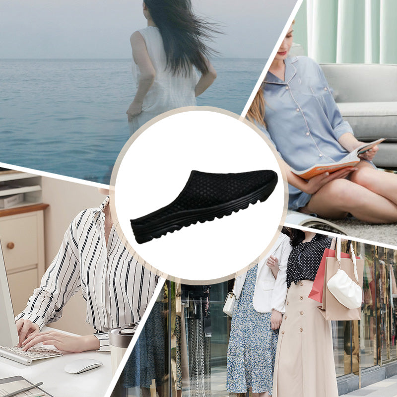 🏃‍♀️ Es wird im Akkord weggeschnappt – zögern Sie nicht!✨Bequeme atmungsaktive Mesh-Slipper