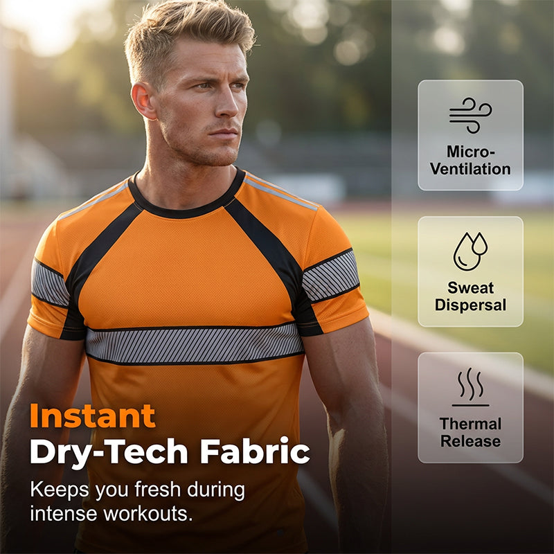 👕 Herren-Freizeit-Shirt mit Rundhals & Kurzarm – bequem, atmungsaktiv & vielseitig für Alltag, Freizeit & Reisen 🌿