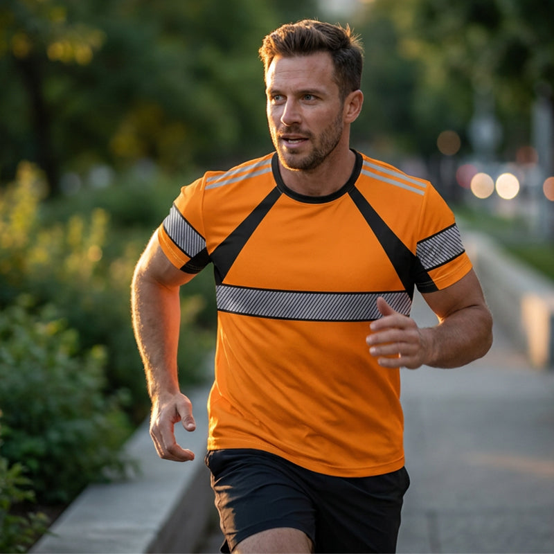 👕 Herren-Freizeit-Shirt mit Rundhals & Kurzarm – bequem, atmungsaktiv & vielseitig für Alltag, Freizeit & Reisen 🌿