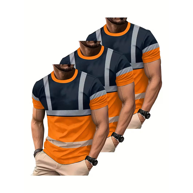 👕 Herren-Freizeit-Shirt mit Rundhals & Kurzarm – bequem, atmungsaktiv & vielseitig für Alltag, Freizeit & Reisen 🌿