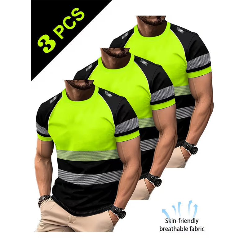 👕 Herren-Freizeit-Shirt mit Rundhals & Kurzarm – bequem, atmungsaktiv & vielseitig für Alltag, Freizeit & Reisen 🌿