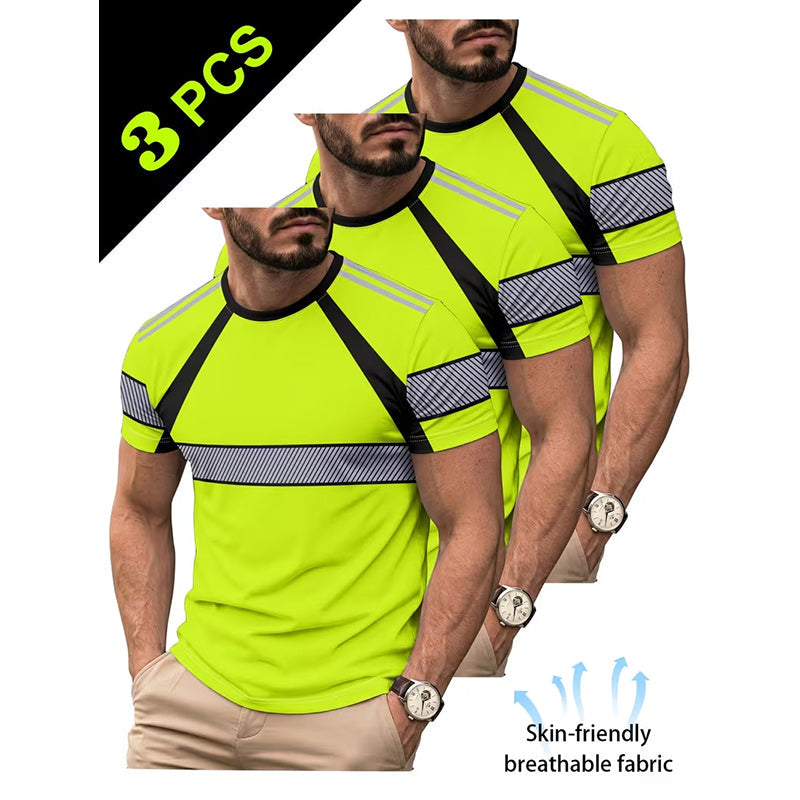 👕 Herren-Freizeit-Shirt mit Rundhals & Kurzarm – bequem, atmungsaktiv & vielseitig für Alltag, Freizeit & Reisen 🌿