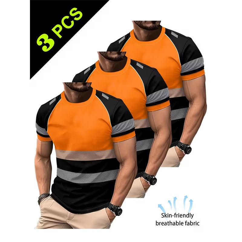 👕 Herren-Freizeit-Shirt mit Rundhals & Kurzarm – bequem, atmungsaktiv & vielseitig für Alltag, Freizeit & Reisen 🌿