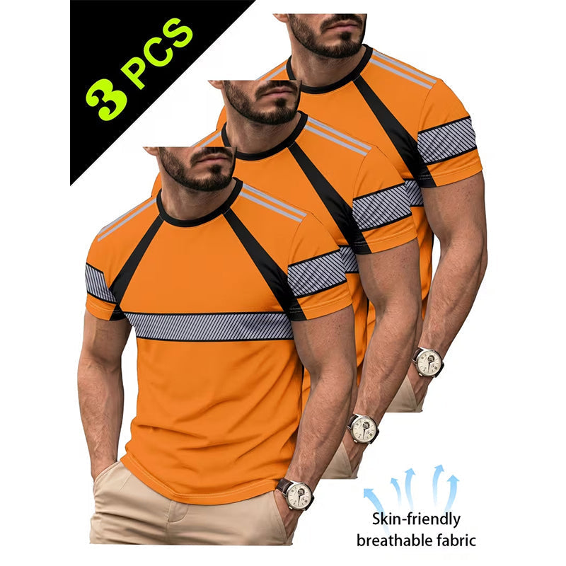👕 Herren-Freizeit-Shirt mit Rundhals & Kurzarm – bequem, atmungsaktiv & vielseitig für Alltag, Freizeit & Reisen 🌿