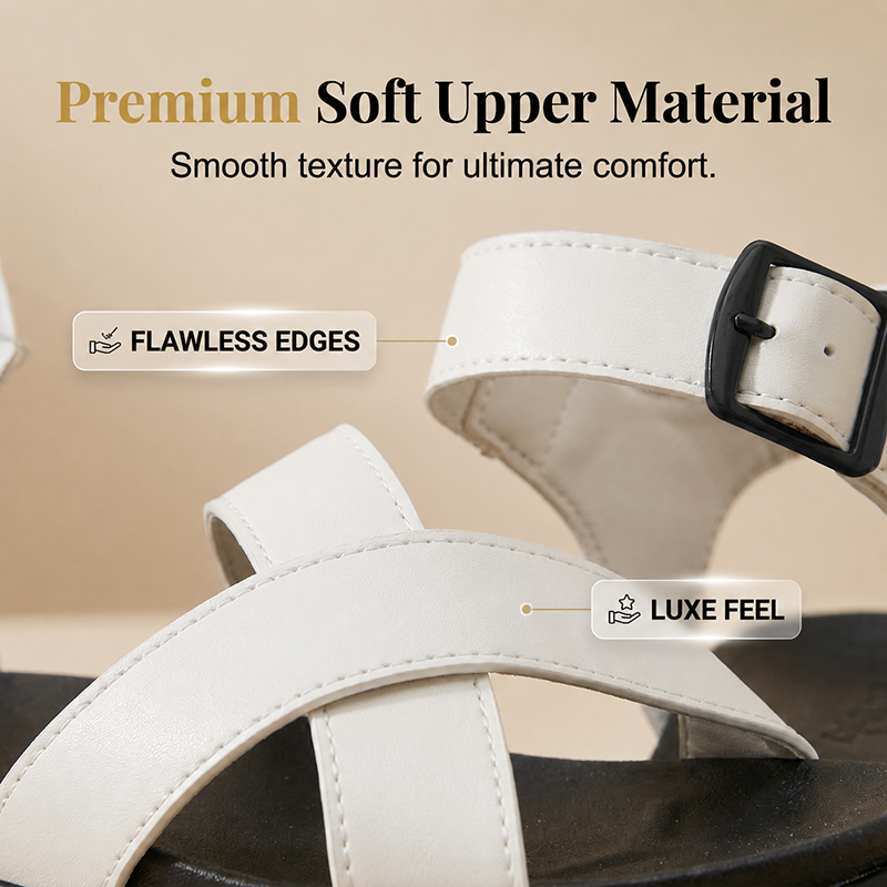 👡 Damen-Plateausandalen mit verstellbarer Schnalle – bequem, stabil & vielseitig für Alltag, Strand & Reisen ☀️