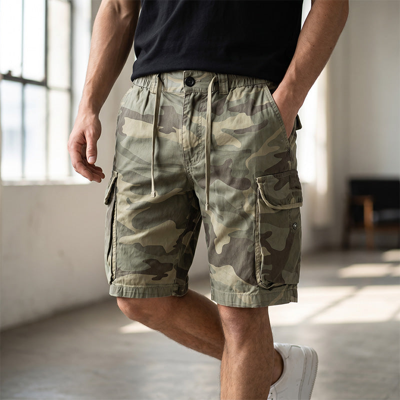 🩳 50% RABATT! 🌿 Herren Cargo-Shorts – Lockere Passform, atmungsaktiv & mit praktischen Taschen – Perfekt für Freizeit, Reisen oder warme Tage 🏕️✨