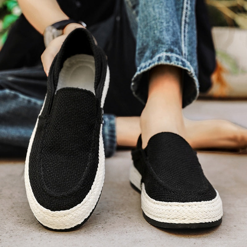 👞 50% RABATT! 🌿 Herren lässige Canvas Slip-On Schuhe – Weich, atmungsaktiv & vielseitig – Perfekt für Alltag, Freizeit oder warme Tage – bequem & stilvoll ☀️✨
