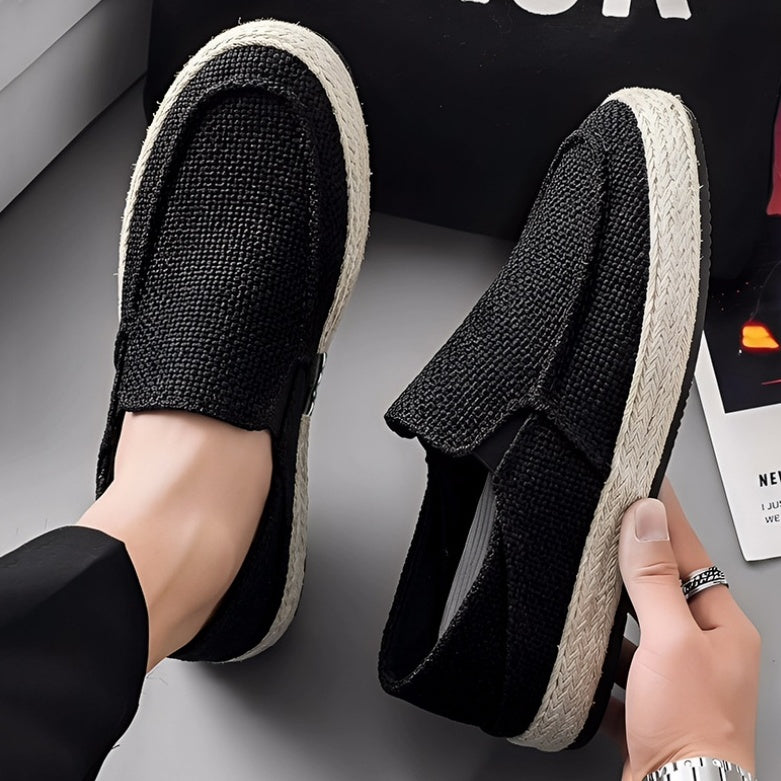 👞 50% RABATT! 🌿 Herren lässige Canvas Slip-On Schuhe – Weich, atmungsaktiv & vielseitig – Perfekt für Alltag, Freizeit oder warme Tage – bequem & stilvoll ☀️✨