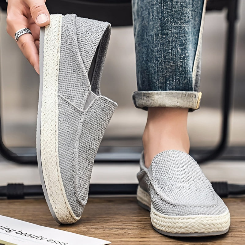 👞 50% RABATT! 🌿 Herren lässige Canvas Slip-On Schuhe – Weich, atmungsaktiv & vielseitig – Perfekt für Alltag, Freizeit oder warme Tage – bequem & stilvoll ☀️✨