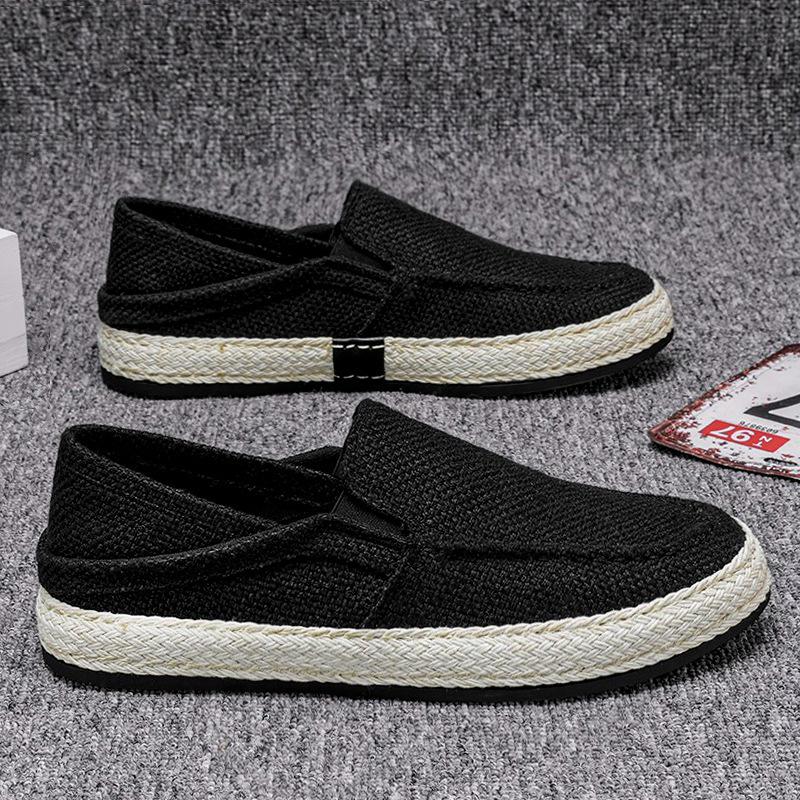 👞 50% RABATT! 🌿 Herren lässige Canvas Slip-On Schuhe – Weich, atmungsaktiv & vielseitig – Perfekt für Alltag, Freizeit oder warme Tage – bequem & stilvoll ☀️✨