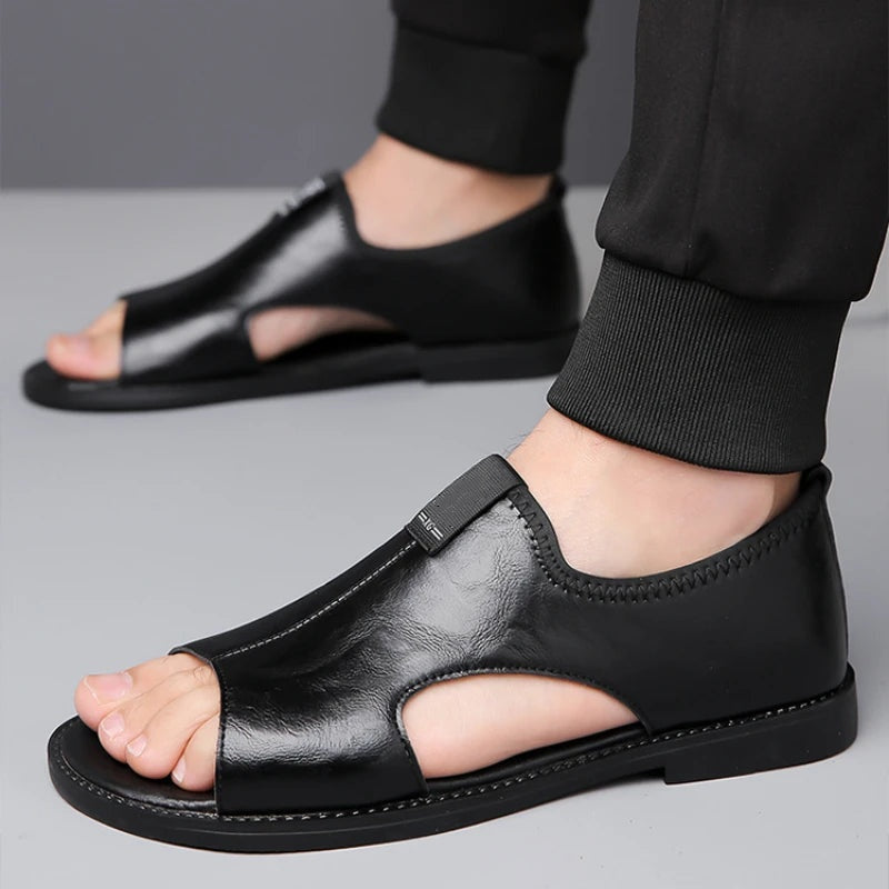 🌊Herren Komfort-Sandalen mit Offenem Zehenbereich ☀️ Atmungsaktiv, Bequem & Rutschfest
