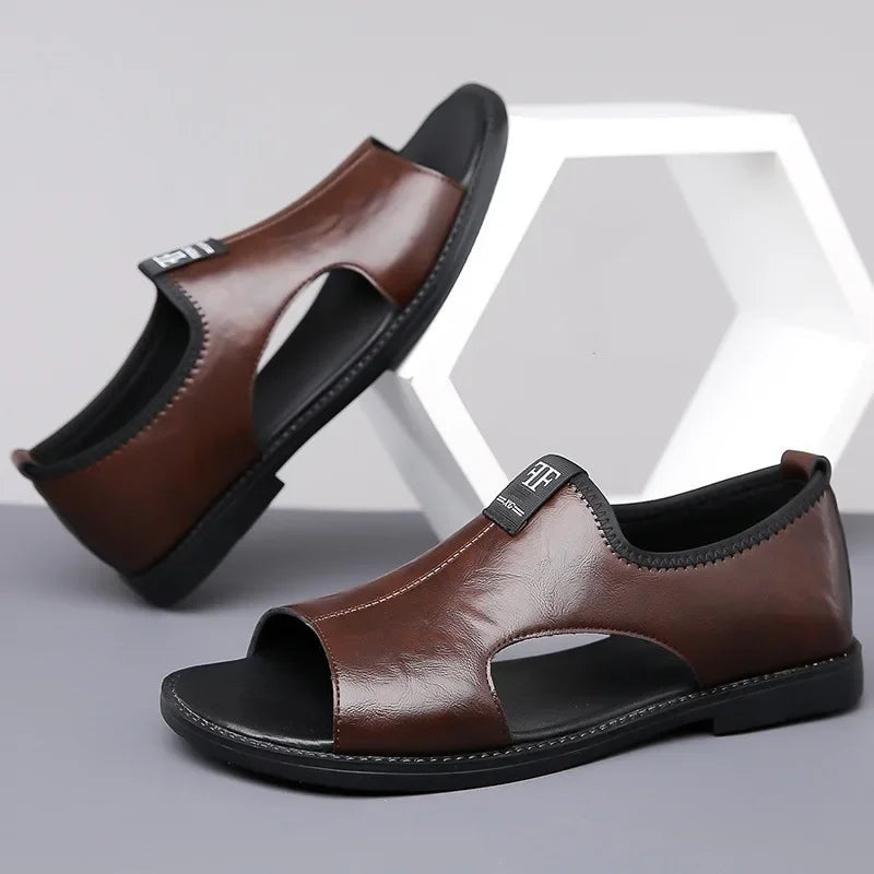 🌊Herren Komfort-Sandalen mit Offenem Zehenbereich ☀️ Atmungsaktiv, Bequem & Rutschfest