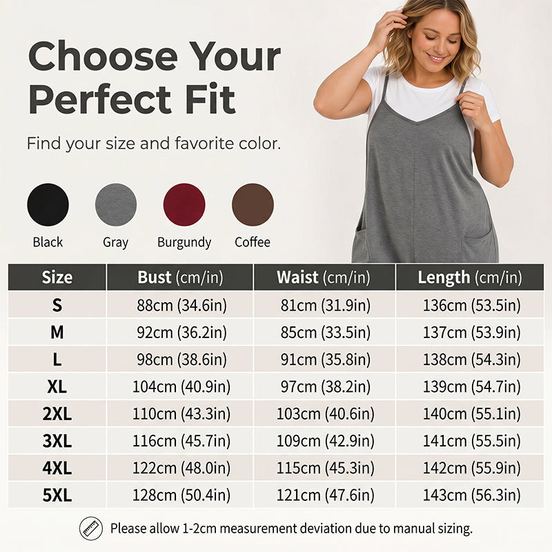 👗✨ 50% RABATT! Damen Spaghettiträger Overall Jumpsuit – Lässig, luftig & perfekt für Sommer, Strand & besondere Anlässe 🌸