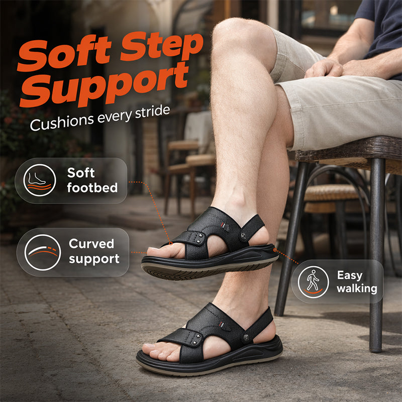 🩴 Herren-Sandalen für Sommer – vielseitig als Badeschuh & Freizeitsandale, weiche Sohle, rutschfest & bequem für Alltag & Strand 🏖️