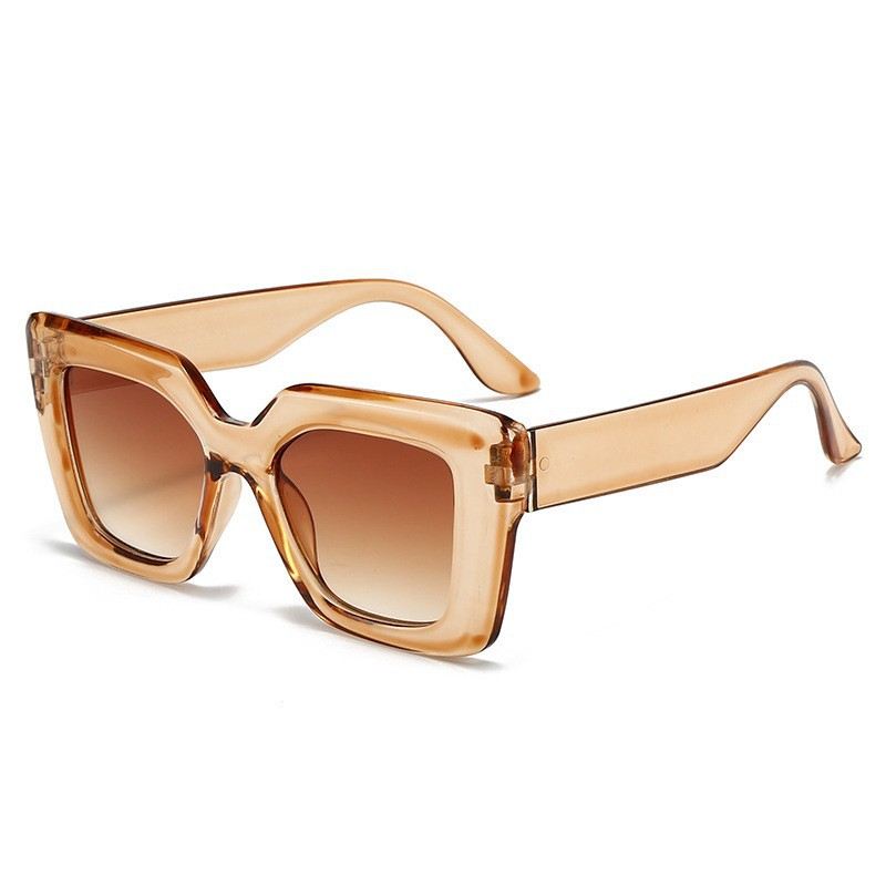 🕶️ Große quadratische Sonnenbrille für Damen – minimalistisches Design, zeitlos elegant & vielseitig für den Alltag ✨