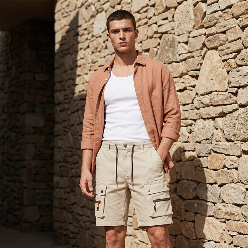 👖 Lässige Cargo-Shorts – weiter Schnitt, vielseitig kombinierbar & mit praktischen Taschen, ideal für Alltag & Freizeit 🏕️