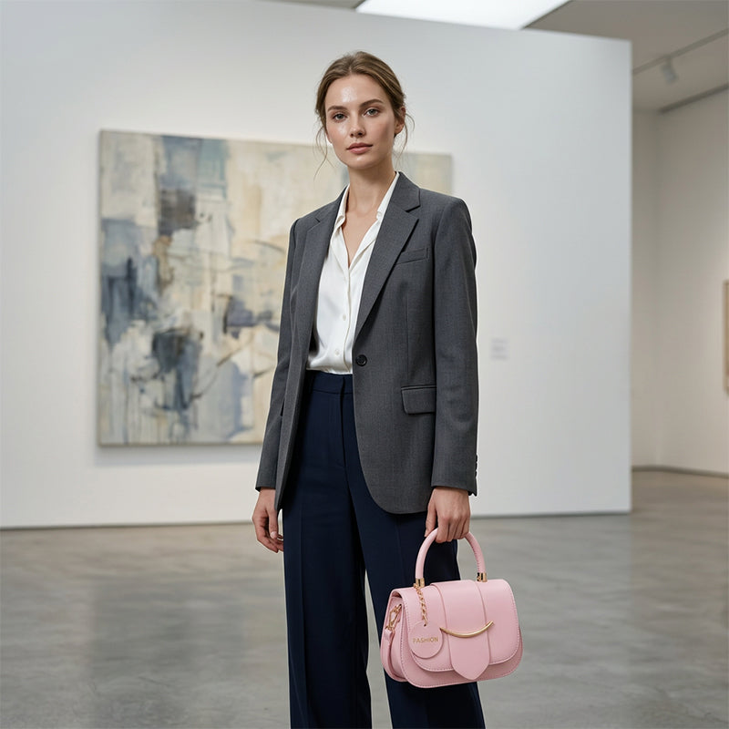 ⏰ 50 % RABATT – Nur für kurze Zeit ✨👜 Elegante Satteltasche für Damen – minimalistisches Design, vielseitig als Schulter- & Umhängetasche, ein stilvolles Accessoire für jeden Look ✨