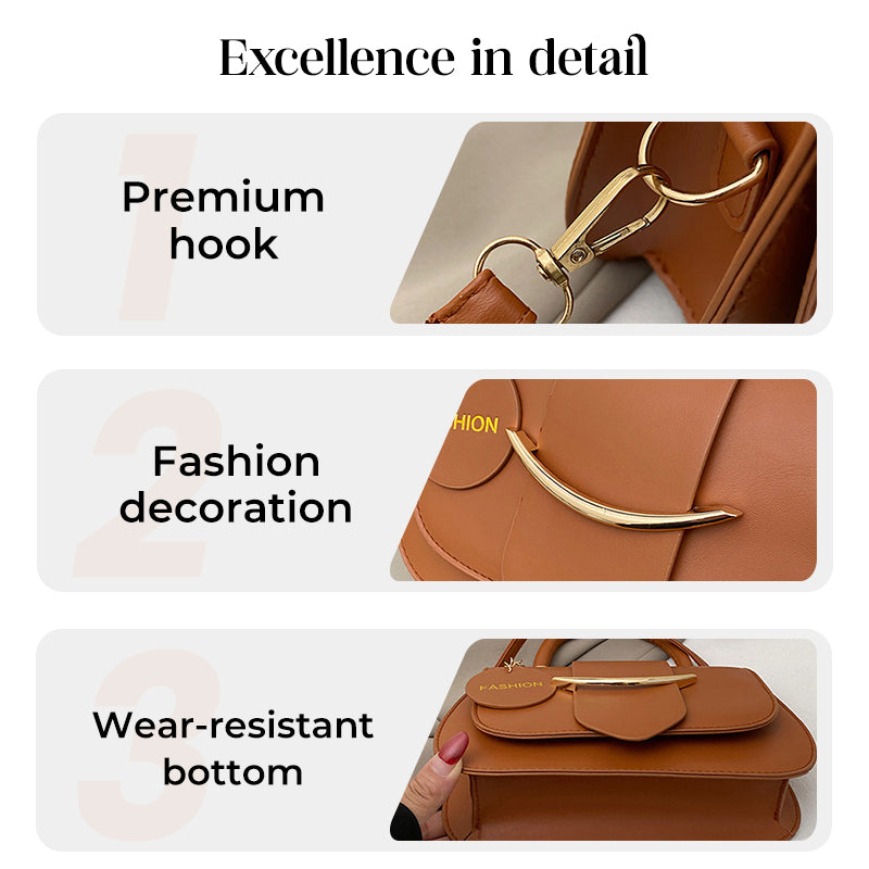 ⏰ 50 % RABATT – Nur für kurze Zeit ✨👜 Elegante Satteltasche für Damen – minimalistisches Design, vielseitig als Schulter- & Umhängetasche, ein stilvolles Accessoire für jeden Look ✨
