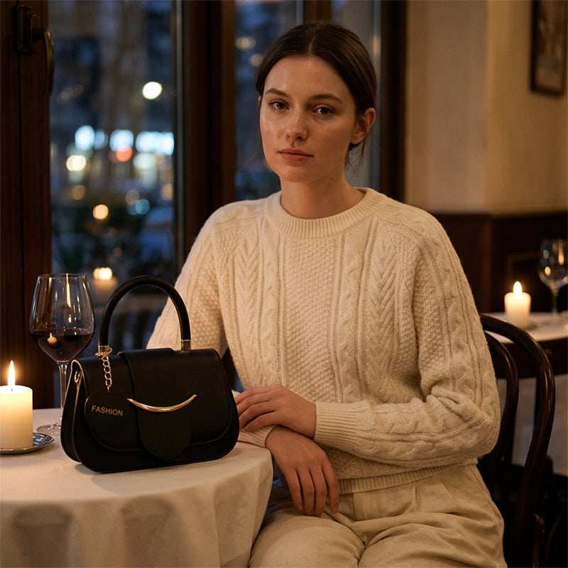 ⏰ 50 % RABATT – Nur für kurze Zeit ✨👜 Elegante Satteltasche für Damen – minimalistisches Design, vielseitig als Schulter- & Umhängetasche, ein stilvolles Accessoire für jeden Look ✨
