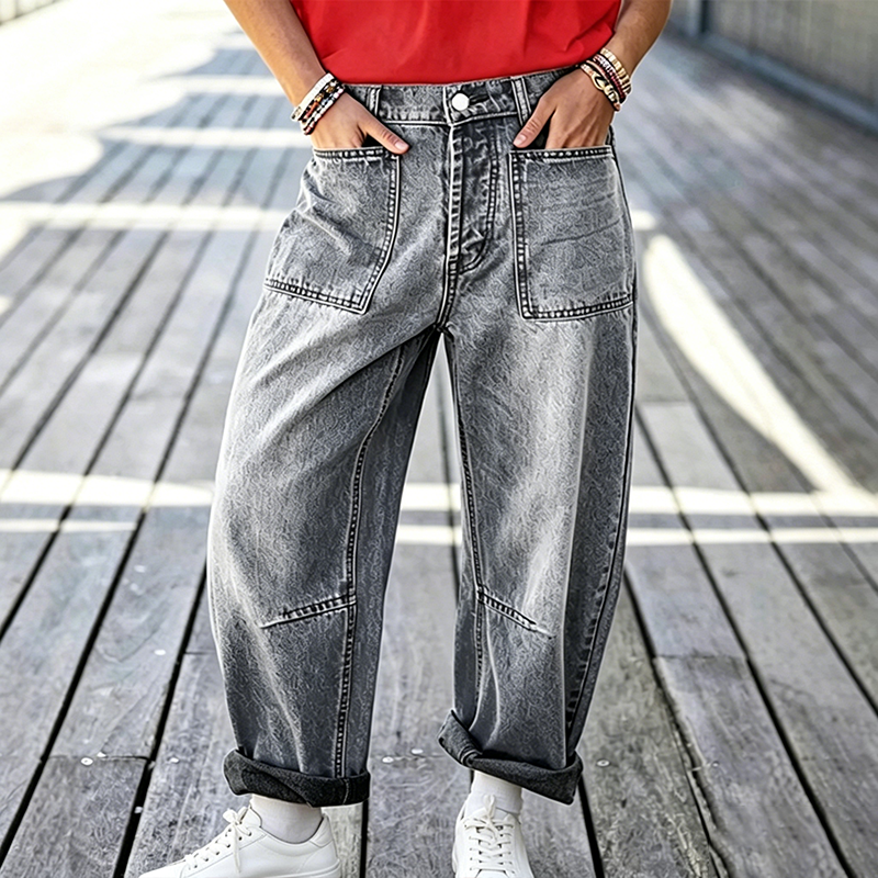 📢Mid-Season Sale: −50% nur für kurze Zeit⏰👖 Damen 7/8 Stretch-Jeans 🌿 Mittelhoher Bund, Gerades Bein & Bequeme Passform