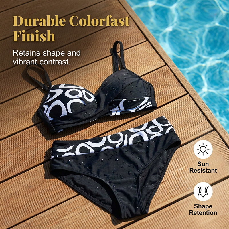 👙 Sommerlicher Bikini mit Print – sexy, zweiteilig & vielseitig für Strand, Pool und Sonnenbaden 🌺☀️