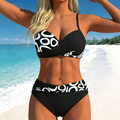 👙 Sommerlicher Bikini mit Print – sexy, zweiteilig & vielseitig für Strand, Pool und Sonnenbaden 🌺☀️