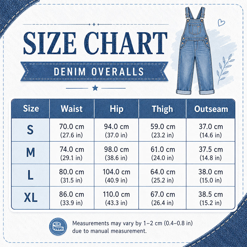 ⏰ 50 % RABATT – Nur für kurze Zeit ✨💙 Used-Look Overalls – gerade Passform, große Taschen & lässiger Schnitt, perfekt für warme Tage & aktive Stunden ✨