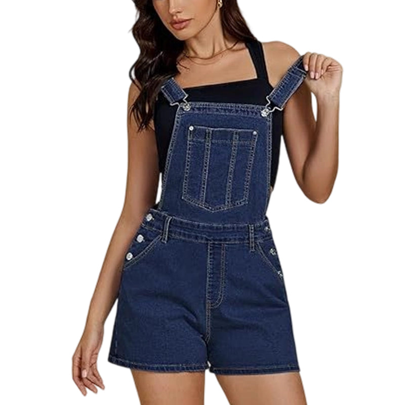 ⏰ 50 % RABATT – Nur für kurze Zeit ✨💙 Used-Look Overalls – gerade Passform, große Taschen & lässiger Schnitt, perfekt für warme Tage & aktive Stunden ✨