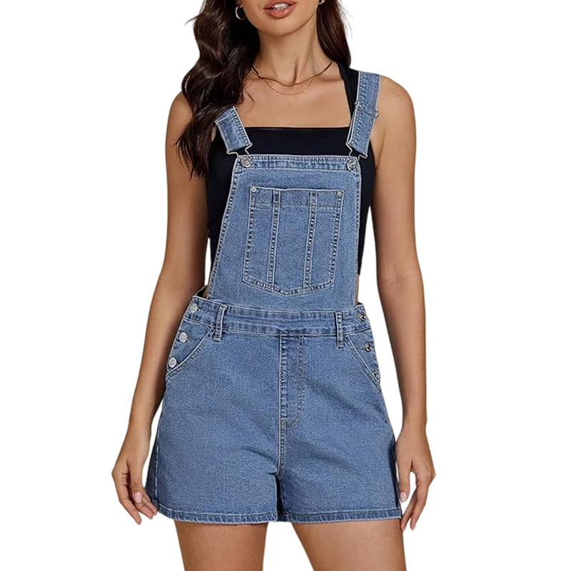 ⏰ 50 % RABATT – Nur für kurze Zeit ✨💙 Used-Look Overalls – gerade Passform, große Taschen & lässiger Schnitt, perfekt für warme Tage & aktive Stunden ✨