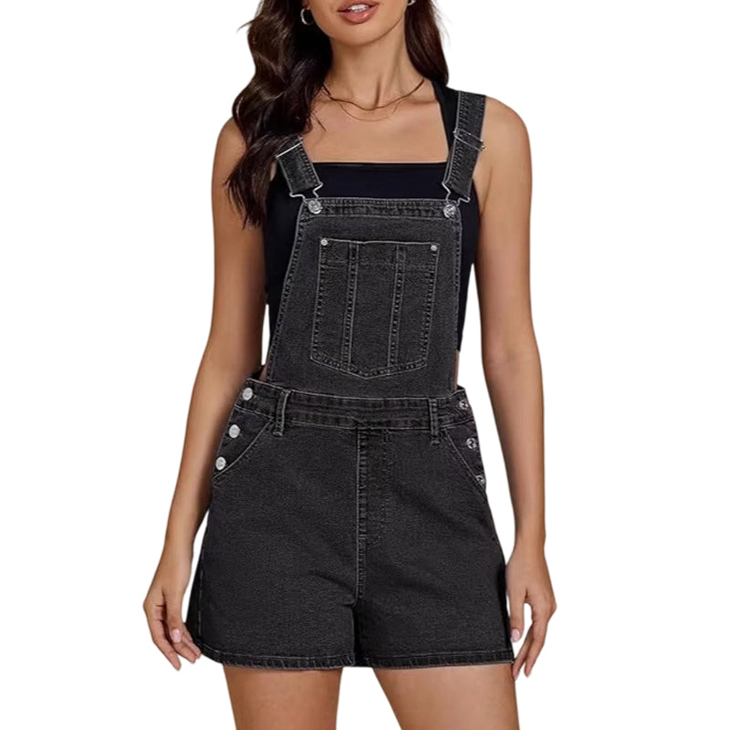 ⏰ 50 % RABATT – Nur für kurze Zeit ✨💙 Used-Look Overalls – gerade Passform, große Taschen & lässiger Schnitt, perfekt für warme Tage & aktive Stunden ✨