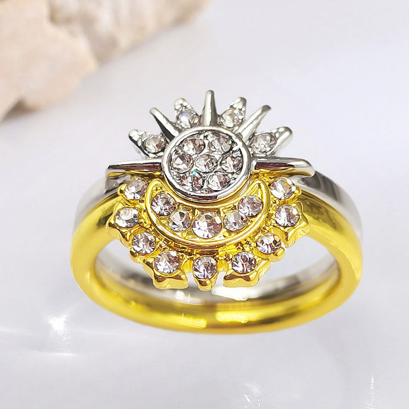 Celestial Couple Ring Set