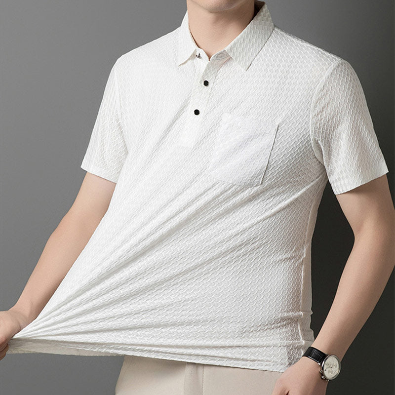 👔 50% RABATT! ✨ Strukturiertes Kurzarmhemd für Herren – Moderne Struktur & lockere Passform – Atmungsaktiv – perfekt für Arbeit und Wochenende – vielseitig & stylisch 🔥🌿