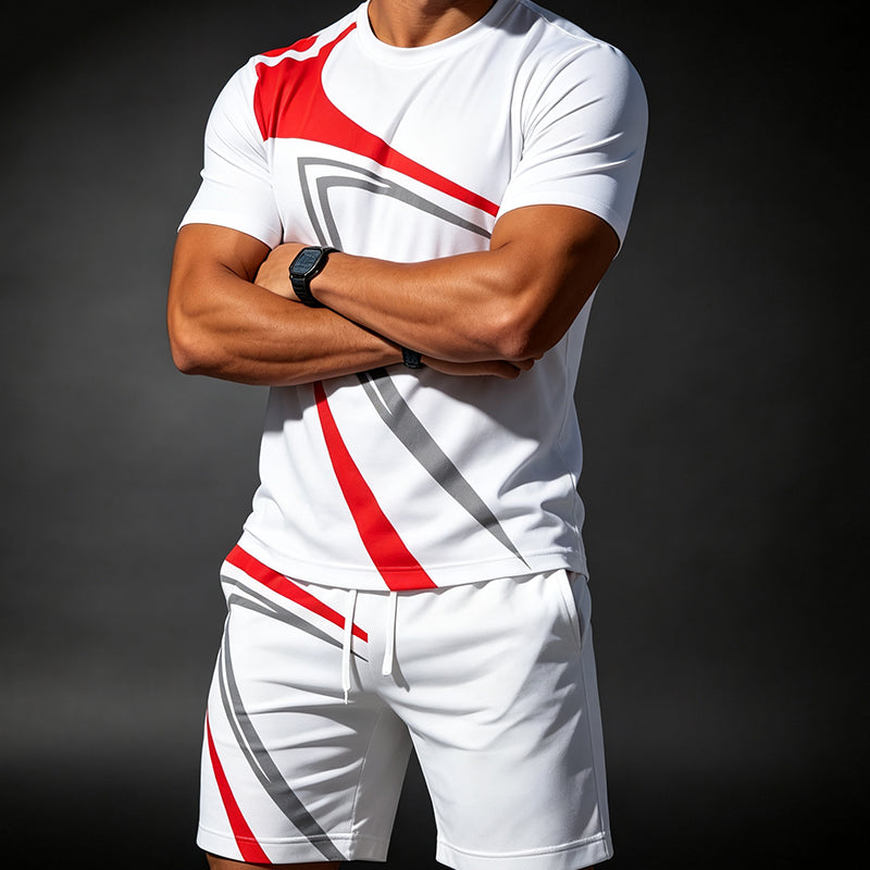 👕 2-teiliges Sommer-Set für Herren – atmungsaktives T-Shirt & kurze Hose, bequem & vielseitig für Alltag & Freizeit ☀️