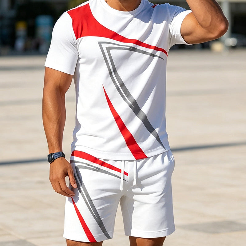 👕 2-teiliges Sommer-Set für Herren – atmungsaktives T-Shirt & kurze Hose, bequem & vielseitig für Alltag & Freizeit ☀️