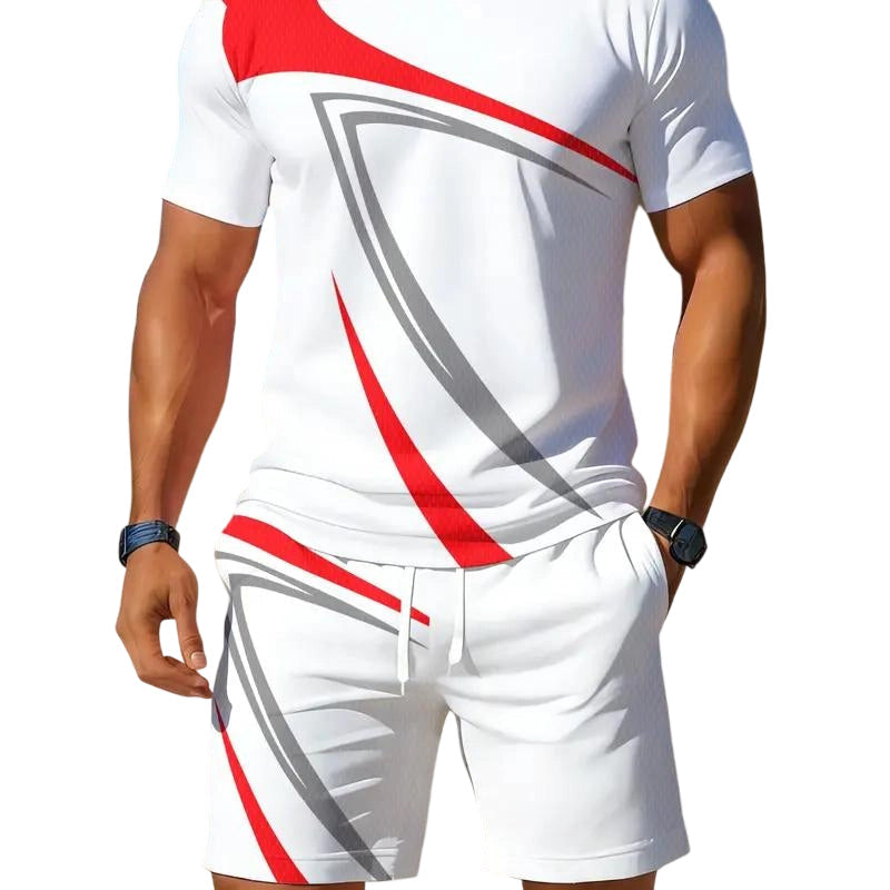 👕 2-teiliges Sommer-Set für Herren – atmungsaktives T-Shirt & kurze Hose, bequem & vielseitig für Alltag & Freizeit ☀️
