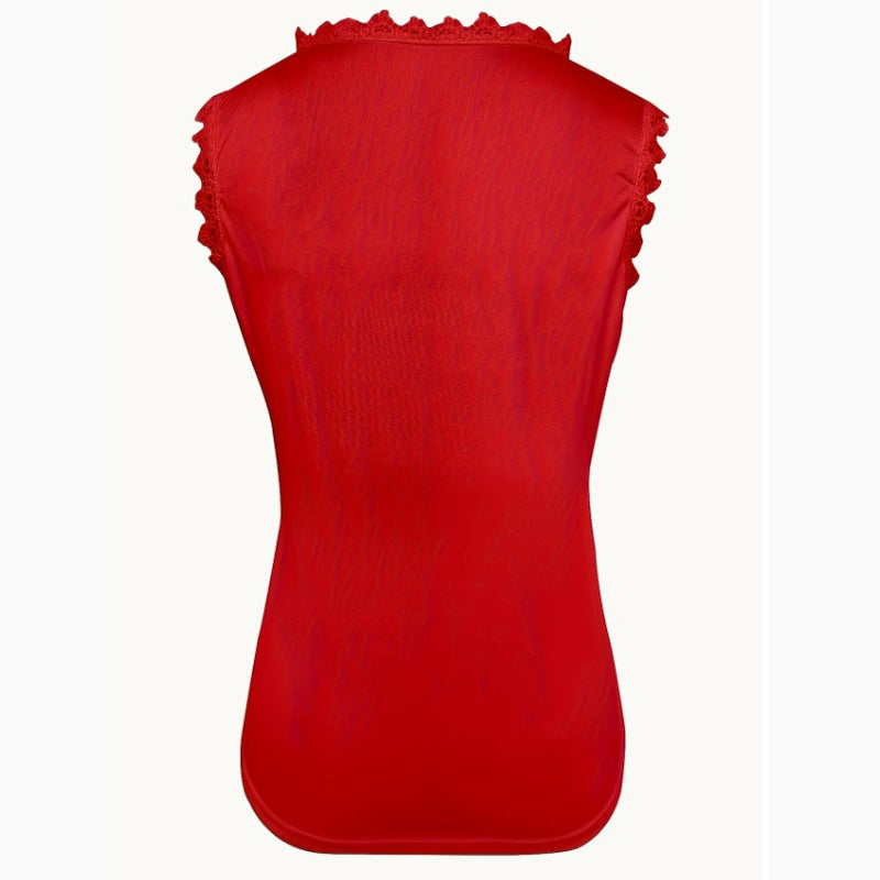 👚 Elegantes Spitzen-Tanktop mit quadratischem Ausschnitt – romantisch, vielseitig & perfekt für den Sommer 🌸
