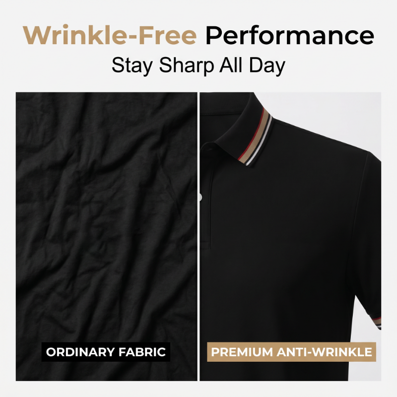 👔 Herren Poloshirt mit Kontrastkragen ☀️ Schnell Trocknend, Bequem & Ideal für Sommer und Freizeit